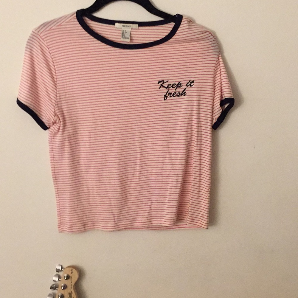 Striped loose tee